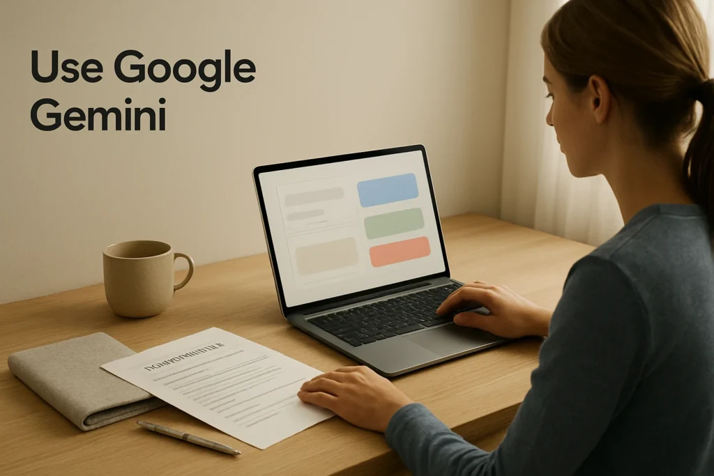 how to use google gemini